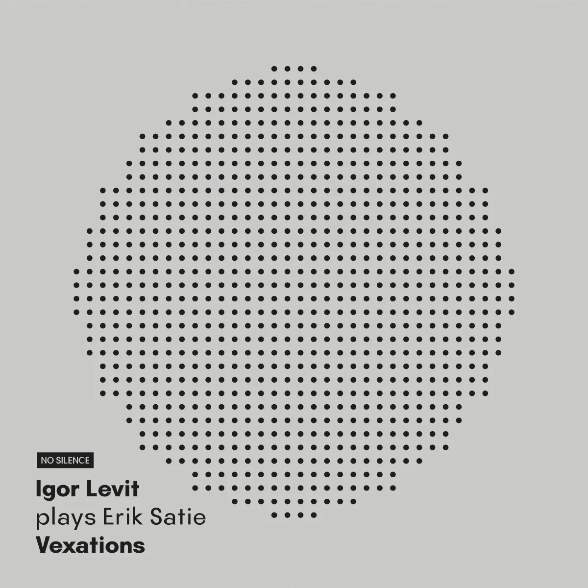 Album cover: Vexations — Igor Levit, NO SILENCE Records